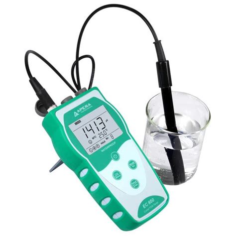 Ec850 Portable Conductivity Meter Apera Instruments