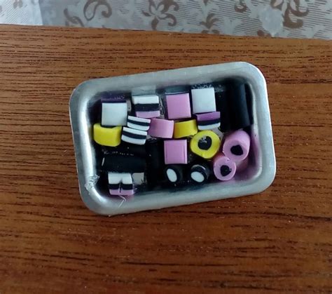 112 Scale Miniature Liquorice All Sorts Hand Made By Kathy Shepard