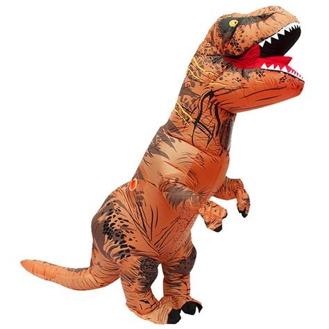 T Rex Blow Inflatable Dinosaur Costume Adult Jurassic World Park Trex
