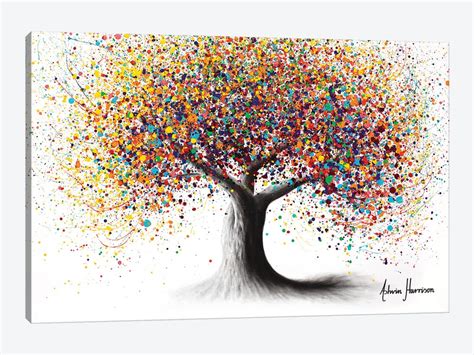 Rainbow Soul Tree Canvas Art Print By Ashvin Harrison Icanvas