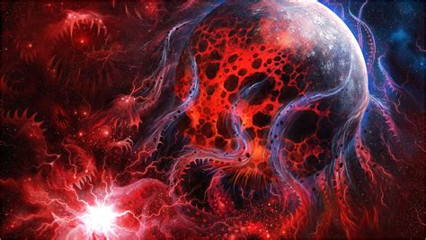 Pc 4k Abstract Space Wallpapers Red | Space art, Planets wallpaper