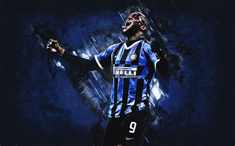 Download Wallpapers Romelu Lukaku Inter Milan Serie A Belgian Soccer