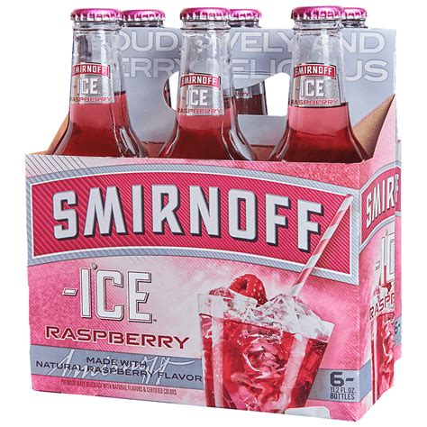 Smirnoff Ice Raspberry 6pk 11 Oz Btls Applejack