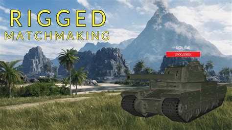 world of tanks has rigged matchmaking youtube