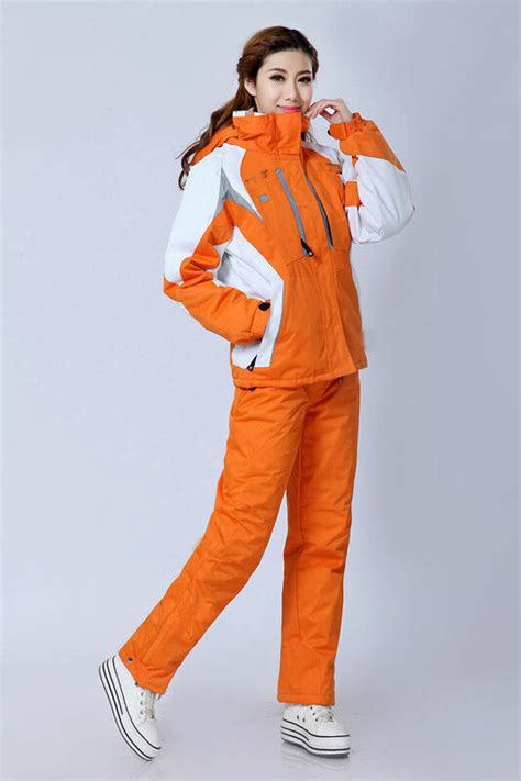 women ski suit jacket pants warm set thermal snowboard snowsuit set ebay