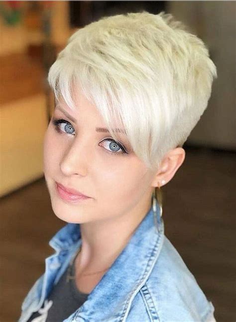 Hottest Short White Blonde Pixie Haircuts Femininity And