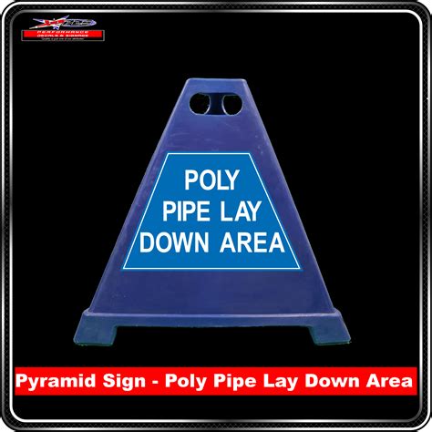 Pyramid Signs Poly Pipe Play Play Down Area Performance Decals