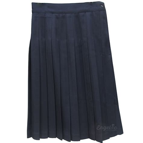 Girls School Uniform Pleated Skirt Navy Engelic Uniforms