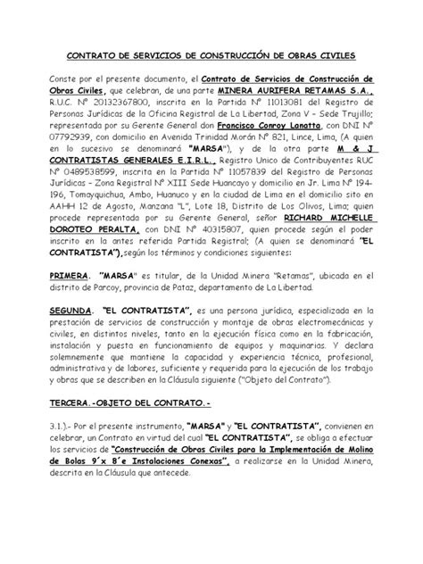 Contrato Obras Civiles Marsa Mand J Contratistas Version Final