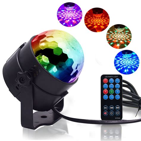 Led Disco Ball Party Lights Sound Activated For Parties 7colors Water