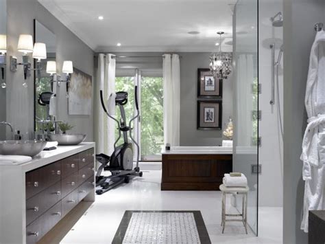See more ideas about bathroom design, bathrooms remodel, design. Spa Master Bathroom With Home Gym | HGTV