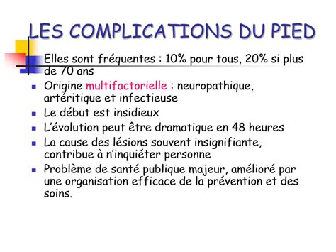 Ppt Les Complications Du Diabète Powerpoint Presentation Free
