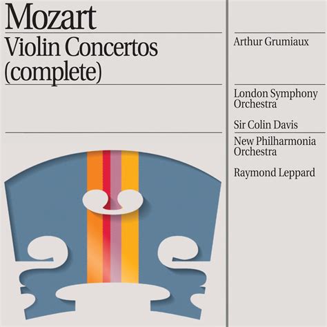 ‎mozart Violin Concertos Complete By Arthur Grumiaux On Apple Music