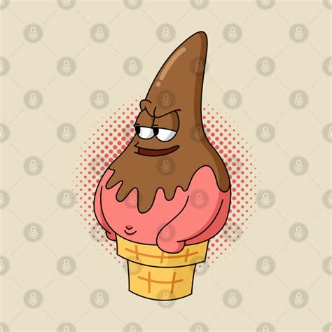 Patrick Chocolate Ice Cream Patrick Star T Shirt Teepublic