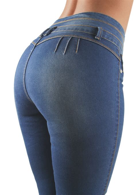 Colombian Design Butt Lift Levanta Cola High Waist Skinny Jeans
