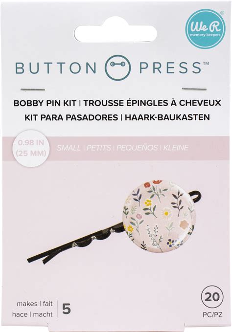 we r memory keepers button press bobby pin backers makes 5 michaels