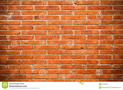 Orange Brick Wall Stock Photo Image Of Clay Strong 30126630