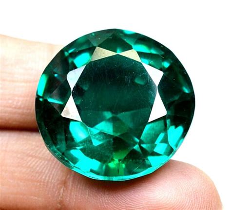 Aaa Colombian 7890ct Natural Green Emerald Round Loose Gemstone