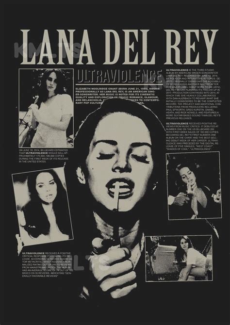 Lana Del Rey Ultraviolence Poster In 2023 Lana Del Rey Ultraviolence