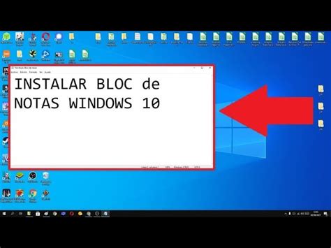 Recolectar Images Como Poner Bloc De Notas En El Escritorio
