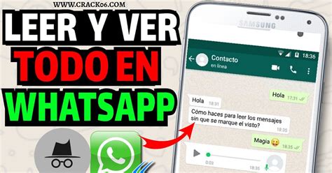 😱😈como Leer Mensajes De Whatsapp Y Ver 🧐todo Lo Que Envian Sin Que Se