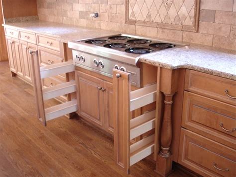Base cabinet pull out spice rack. Hardware for Spice-Rack Pull-Outs