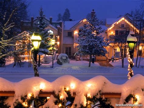 Pictures Of Breckenridge Colorado At Christmas Colorxml