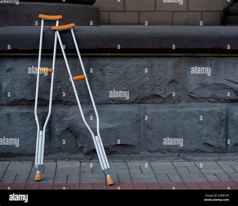 Crutches Stairs Hi Res Stock Photography And Images Alamy