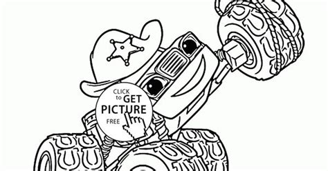 Color away as blaze and aj go on adventures. Blaze Monster Truck Starla coloring page for kids ...