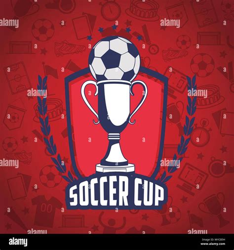 Soccer World Cup Tournament Stock Vector Image And Art Alamy