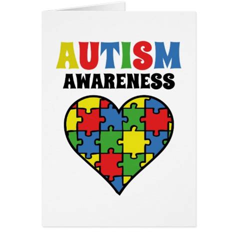 Autism Awareness Card Zazzle