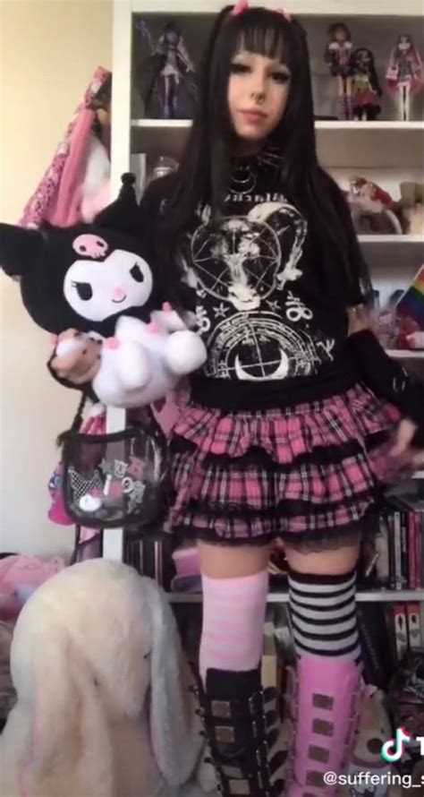 Pin By Sophia On Pink Goth Kawaii Fashion Outfits Alternative Outfits Edgy Outfits