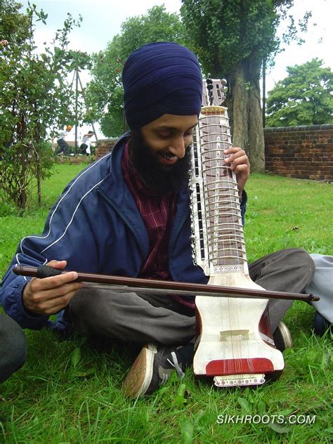 Sukhveer Singh Playing Stringed Instrument Walsall Gurmat Flickr