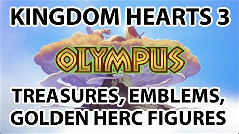 Kingdom Hearts 3 Olympus All Treasures Golden Herc Figures Lucky