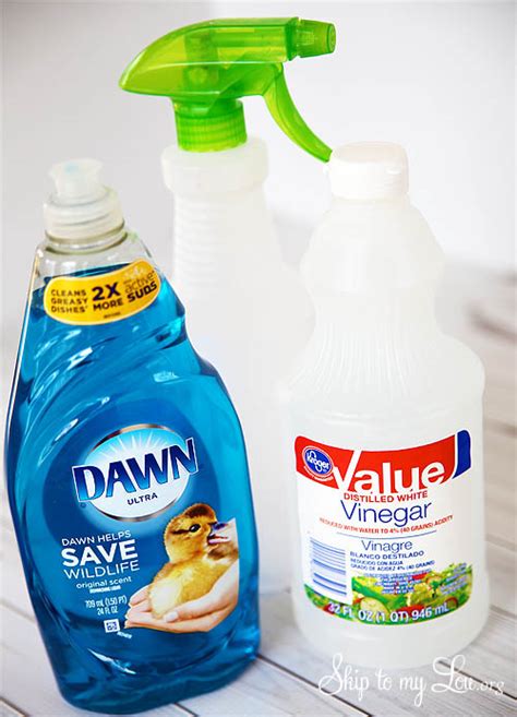 dawn and vinegar homemade bath and shower cleaner {recipe} skip to my lou