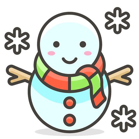Snowman Emoji Clipart Free Download Transparent Png Creazilla
