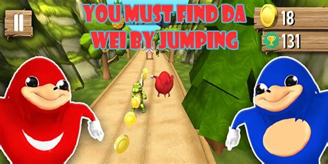 Uganda Knuckles Meme Run 3d Do You Know The Way For Android Apk Download