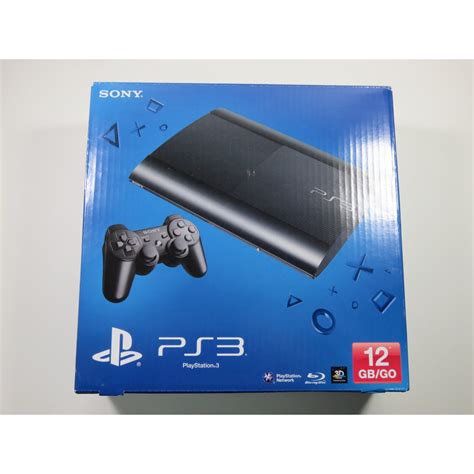 Trader Games Console Sony Playstation 3 Ps3 Ultra Slim 12 Gb Black