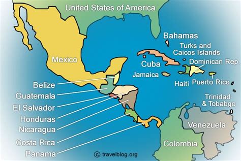 Cuba Mexico Costa Rica Dominican Republic Panama Guatemala Belize