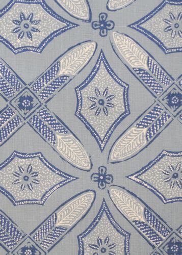 Kathryn Ireland Fabrics Indigo Fabric Patterns Design Fabric