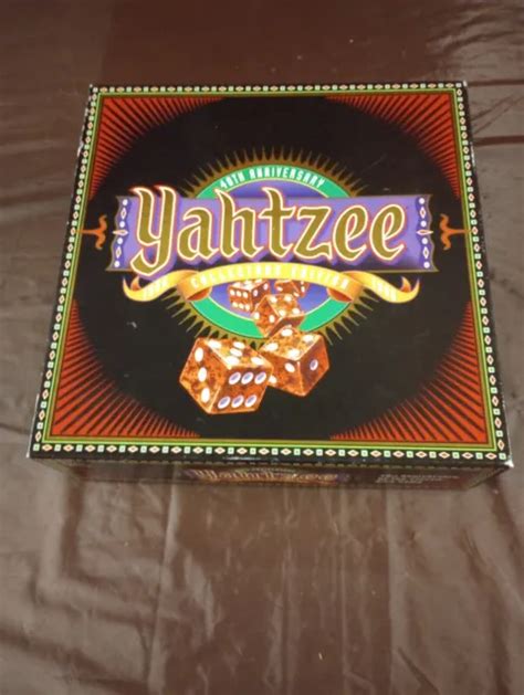 Yahtzee 40th Anniversary Collectors Edition Dice Game Complete Milton