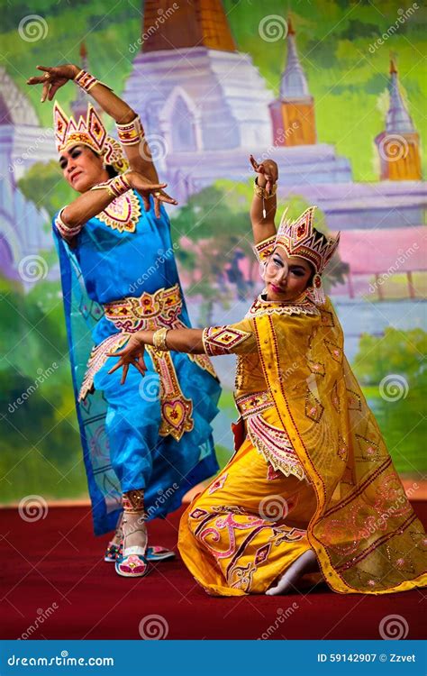 Myanmar Dance Editorial Photography Image Of Charming 59142907