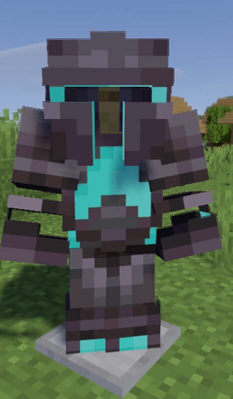 Red Netherite Armor Texture Pack Minecraft