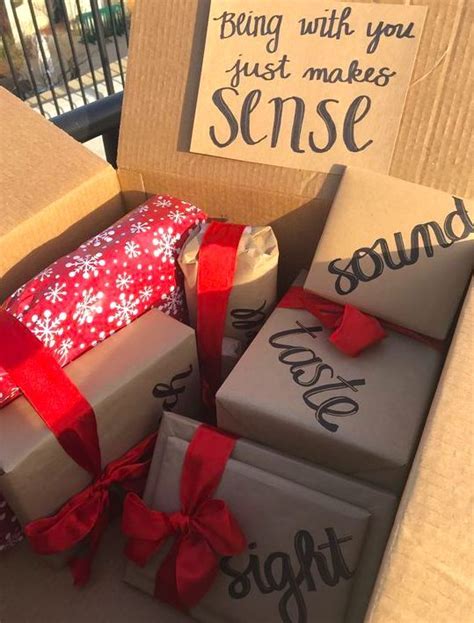 5 Senses Gift For Boyfriend Valentines Gifts For Boyfriend Boyfriend