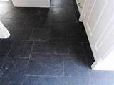 Pictures of Cleaning Black Slate Floor Tiles