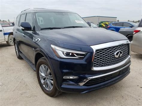 Auction Ended Used Car Infiniti Qx80 Base 2018 Blue Is Sold In Houston