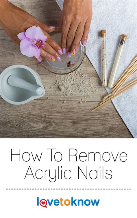 How To Remove Acrylic Nails Lovetoknow Remove Acrylic Nails