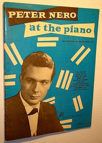 Peter Nero At The Piano Transcriptions Of His Recorded Hits Songbook