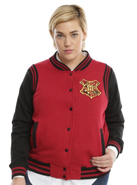 Harry Potter Gryffindor Girls Varsity Jacket Plus Size Varsity Jacket