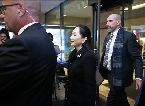 Canada Court Finds Against Huawei Cfo Meng Wanzhou On Double